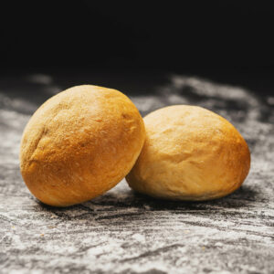 White Round Roll Whole Fancy Crusty Semolina Topped 70G