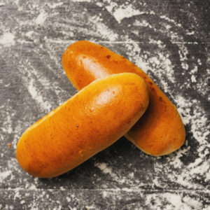 6" Brioche Hot Dog Bun Glazed