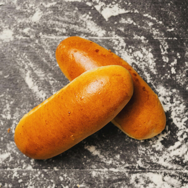 6" Brioche Hot Dog Bun Glazed