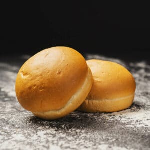 White Hamburger Roll
