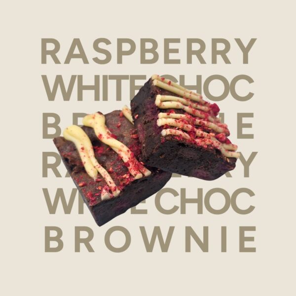 Slice Brownie Raspberry and White Chocolate Raspberry and White Chocolate Brownie Slice