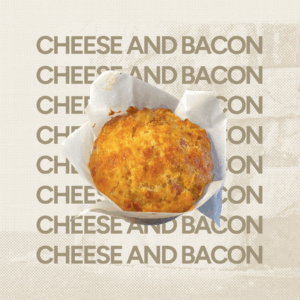 Savoury Cheese and Bacon Muffin